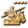 Elite Gilded Horseman